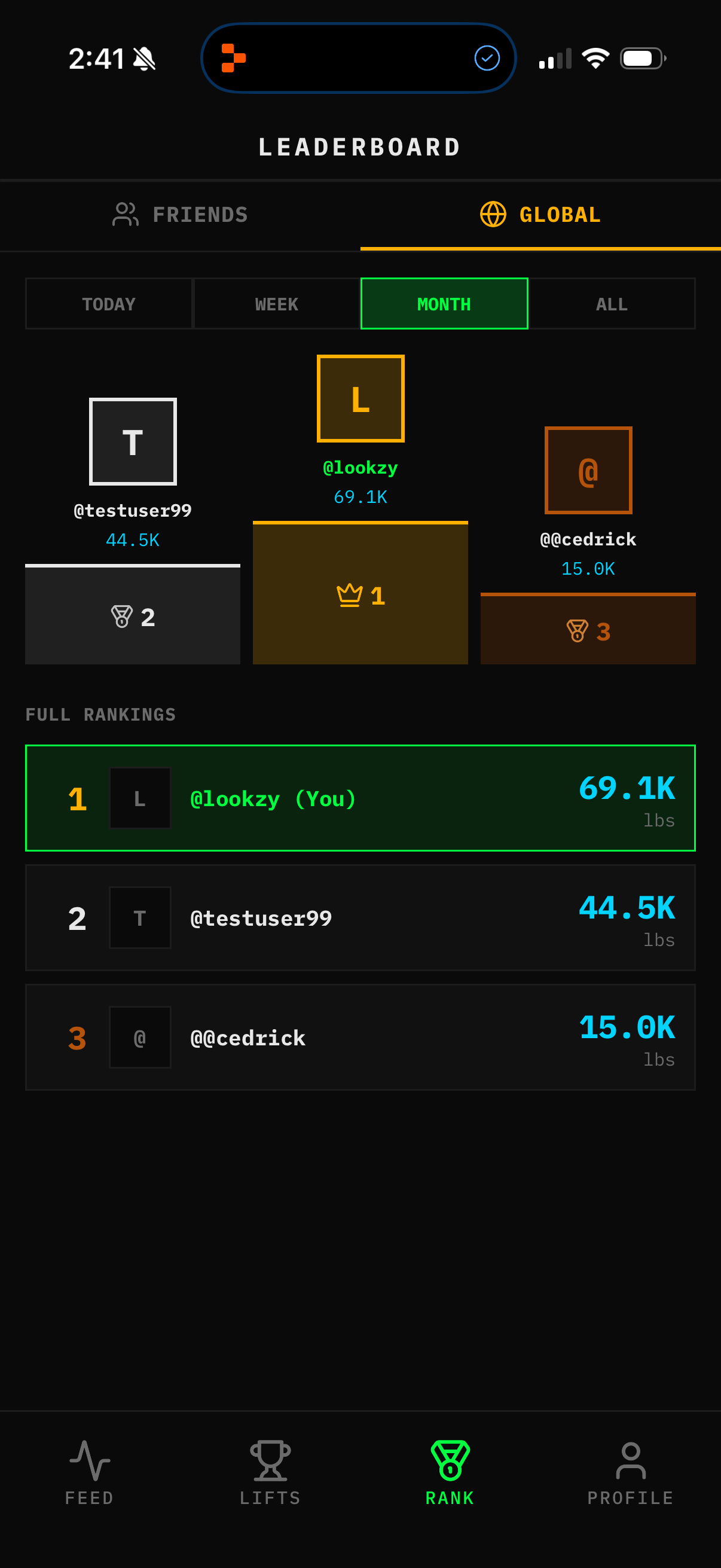 Leaderboard - Compete with friends